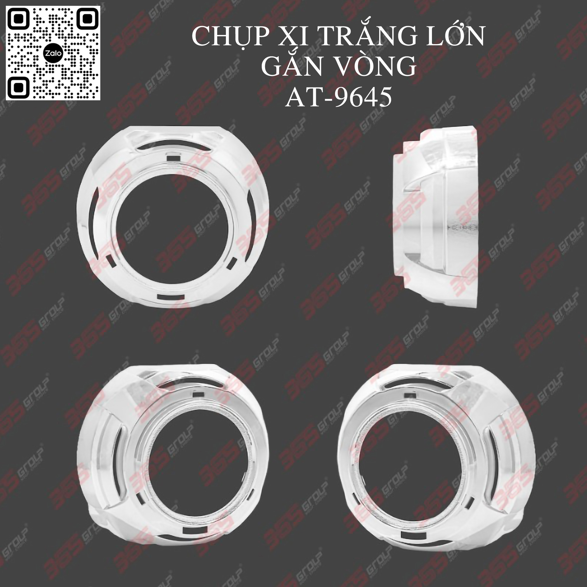 CHỤP XI TRẮNG LỚN GẮN VÒNG AT-9645